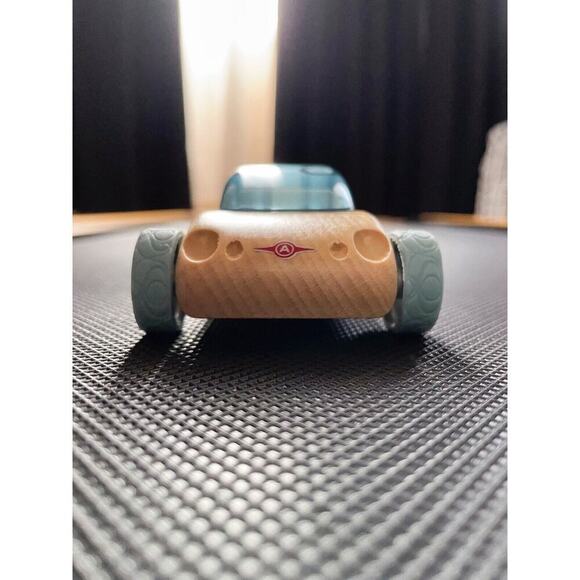 Calello Authentic Automoblox - Teal (light) Blue Car Wood toy - Picture 5 of 8